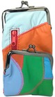 Eclipse Bright Multicolor Leather Cigarette Case, 120s, Coin Purse, 3212P