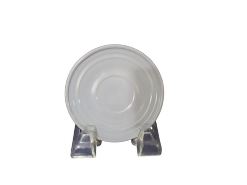 Hazel Atlas Moderntone Platetonite Little Hostess Gray Plate Cup Saucer GUC - Picture 4 of 9