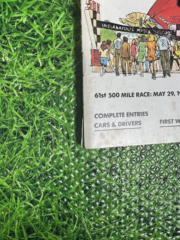 OFFICIAL 1977 INDIANAPOLIS 500 RACE PROGRAM - A.J. FOYT WINS - Image 3 of 4