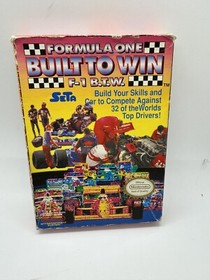 Formula One 1 Built To Win Nintendo NES Complete CIB Rare!!!