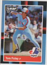 1988 LEAF TOM FOLEY #143