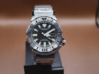 Seiko Black Monster 1. Serie Automatik Produktion 02/2012 SKX779 REF 7S26-0350