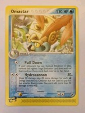Pokémon Omastar #19/100 Non-Holo Rare - 2003 EX Sandstorm Set - MINT Condition!