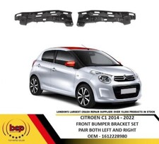 CITROEN C1 2014 ? 2022 FRONT BUMPER BRACKET SET PAIR LEFT RIGHT 1612228980
