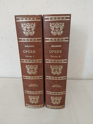 GOLDONI Werke in 2 Bänden - komplett - Zenit Verlag Erstausgabe 1969