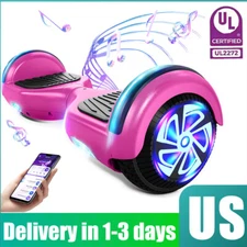 6.5 Inch Hoverboard for Kids - Built-in Bluetooth Speaker - New Electric Scooter