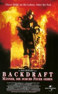 VHS Ron Howard Backdraft NEW OVP Universal city studio