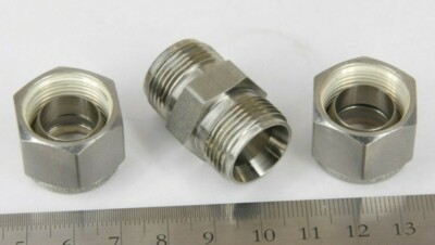 Swagelok SS-810-6 1/2'' Straight Union Tube Fitting in 316 Stainless Steel NOS