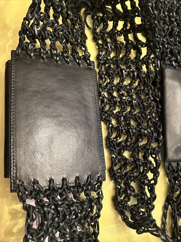 New | Salvatore Ferragamo | Belt With Wallet Size XSmall And Medium Nero Napa - Picture 6 of 11