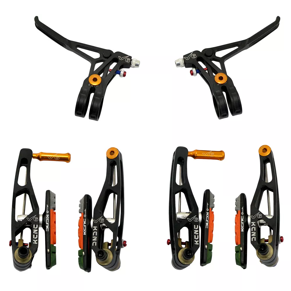 KCNC V6 VB6 MTB V Brake Set V Brakes and Levers Black eBay