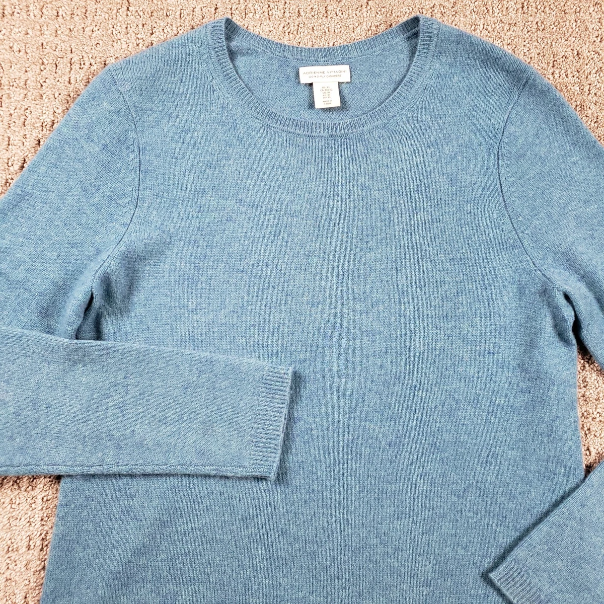 Adrienne vittadini 2 hotsell ply cashmere sweater