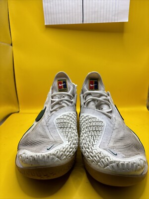 Nike Court React Vapor NXT Men's Size 12 Tennis Shoes White Gorge