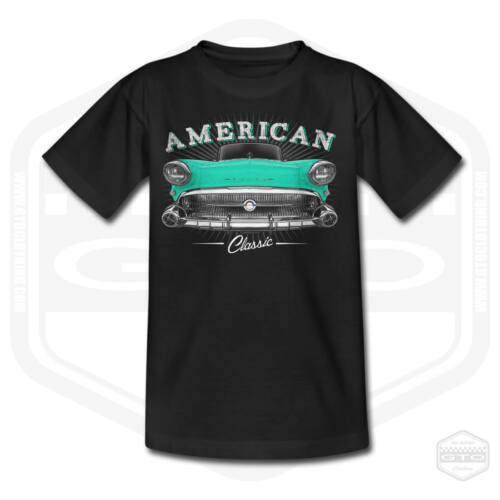 Children's 1957 Buick Century American Classic Car T-Shirt - Picture 1 of 19