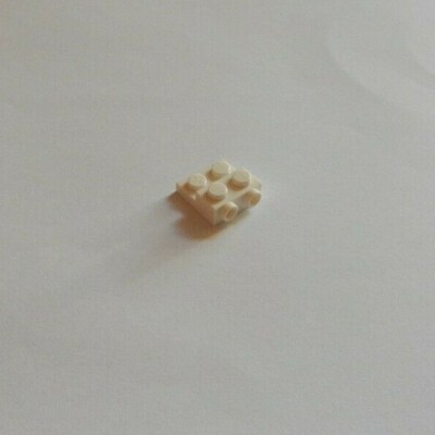 Lego 2 Stk.  PLATE 2X2X2/3 W. 2. HOR. KNOB White 6046979 99206 T1