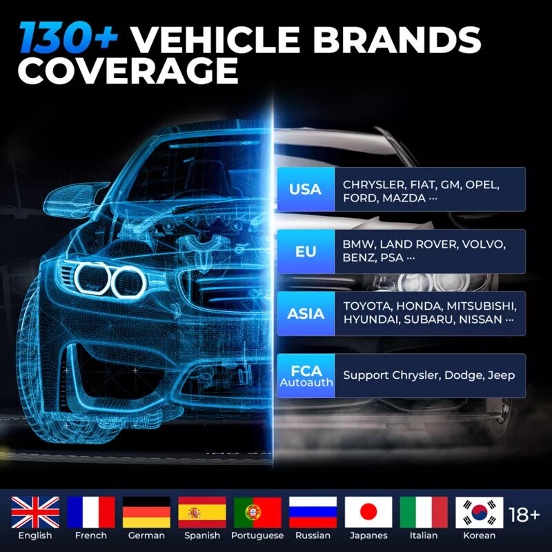 TOPDON AD900BT Key Coding All System Key Programmering Diagnostic Tool 28+ Reset