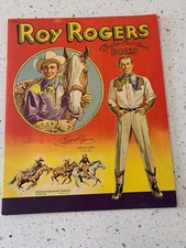 vintage roy rogers cutout Paper dolls, 1948, not a repo. Near mint