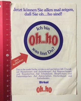 Decal/Decal: Birkel-I Am Oh...Ho What Are You? Pasta Pasta (300316116)