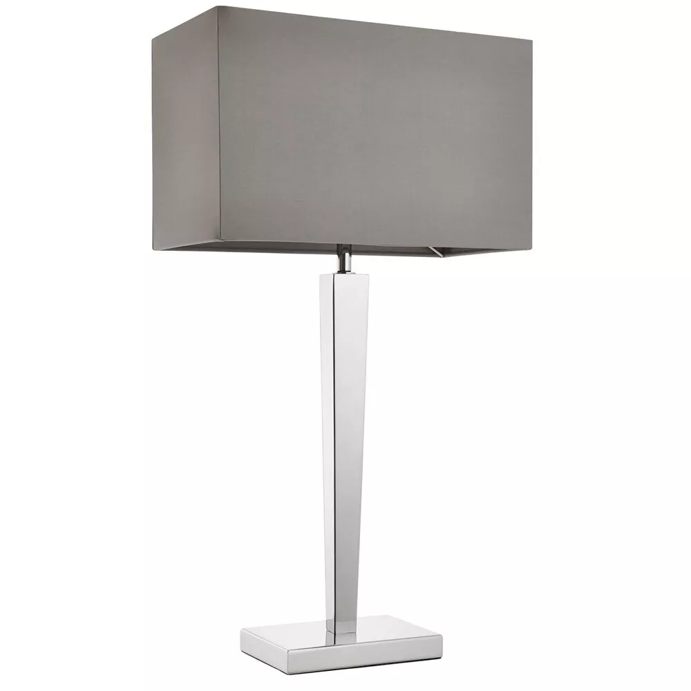 Modern chrome on sale table lamp