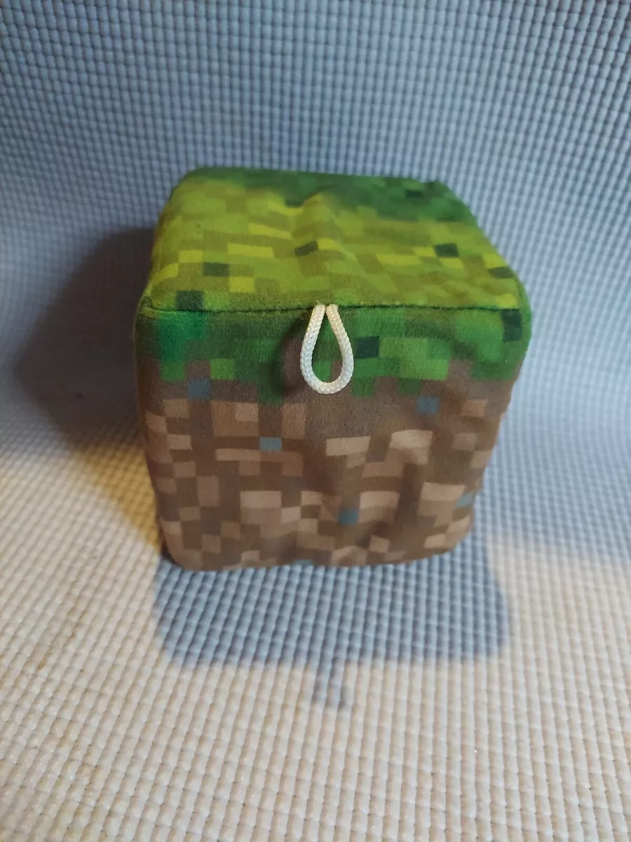 MINECRAFT Stuffed 5 Plush Foam Game Grass Lawn Microsoft Block Cube Mojang