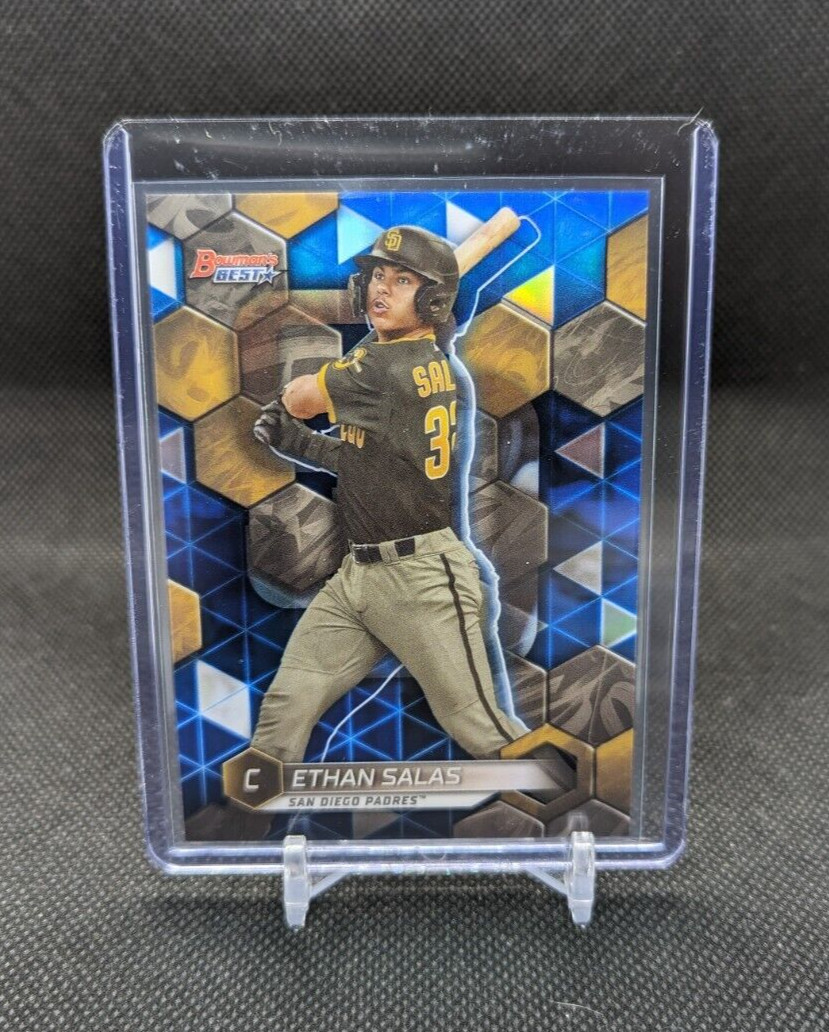 Ethan Salas 2023 Bowman's Best #89/150 Blue Prospect Parallel Padres TP-26