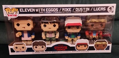 Eleven with Eggos, Mike, Dustin, Lucas - Stranger Things FUNKO POP