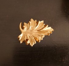 Handmade - Hand-painted - Furniture Applique - Resin Leaf - Gold Leaf