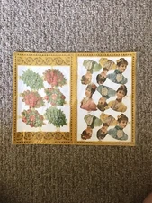 Vintage Mamelok Press Ltd Victorian Embossed Die Cut Paper England A12, A14, A17