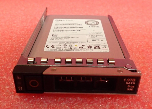 NEW 962FP 0962FP Dell EMC 1.92TB SATA 6G TLC 2.5" RI SSD 14/15th Gen Caddy - Picture 4 of 16
