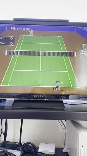 Tennis Nintendo Famicom 1983 japanische Version HVC-TE Sport Retro Spiele - Video 1 von 1