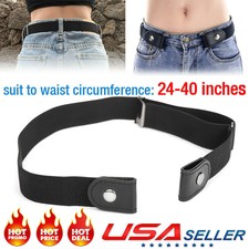 Buckle-free Elastic Invisible Waist Belt for Jeans No Bulge Hassle Men Women New