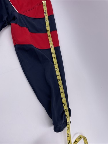 Perry Ellis America Active Men's Red & Blue Windbreaker Track Jacket MED Vintage - Picture 6 of 8