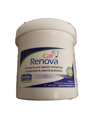 Calf Renova Scour Bolus Capsule Probiotics Digestive Health 12 Count