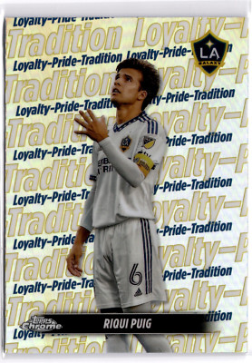Riqui Puig 2024 Topps Chrome MLS Team Tags #TT-4 LA Galaxy