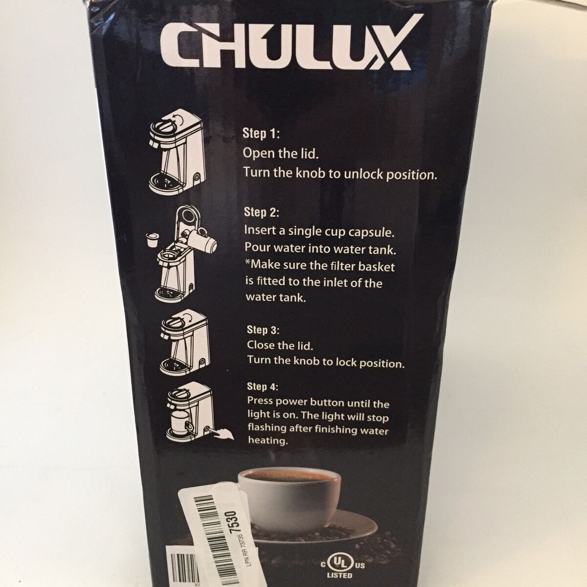 CHULUX Single Serve Coffee Maker - (B07JXY9FNX) CHULUX Single Serve Coffee Maker - (B07JXY9FNX)