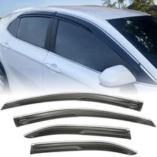 For Toyota Camry 2007-2011 Window Visor Vent Rain Guard Deflector w/ Chrome Trim