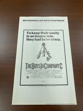 The Boys In Company C pressbook 1978 Pristine Condition!