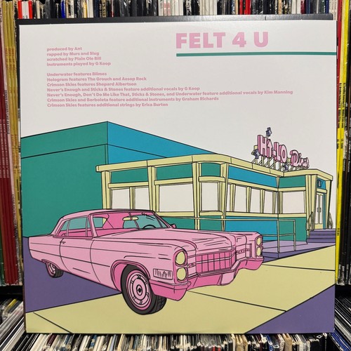 FELT (SLUG + MURS + ANT) - FELT 4 U (VINYL 2LP) 2020!!! RARE!!! ATMOSPHERE - Picture 5 of 11
