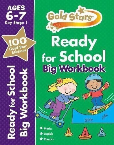 GoldStar Ready for School Ultimate Workbook for Ages 3-7 - Phonics, Maths & Eng - Foto 3 di 5