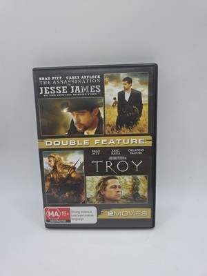 The Assassination Of Jesse James+Troy Double Feature Dvd Region 4 Widescreen 