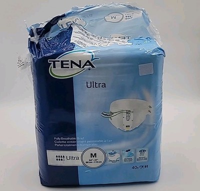 40ct Tena Ultra Adult Diapers Medium Incontinence Diapers