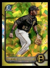 2022 Bowman Chrome Sapphire Edition Liover Peguero Prospects Yellow #/50