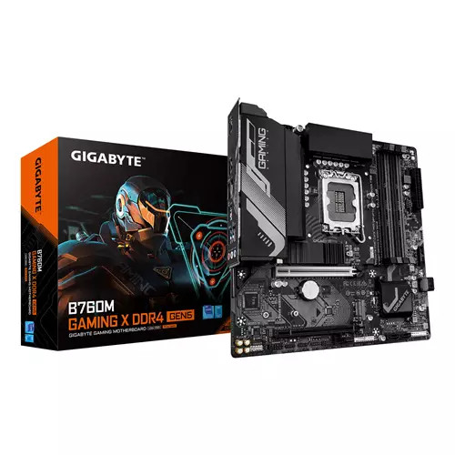 Gigabyte Motherboard B760 LGA1700 mATX PCIe 5.0 x16 B760M GAMING X DDR4 GEN5