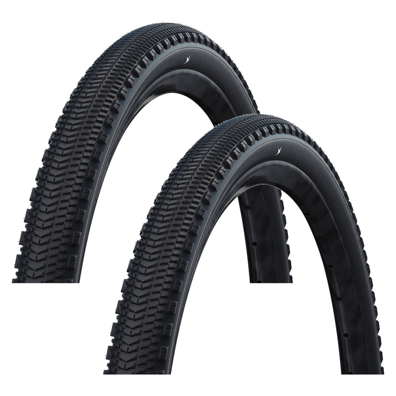Schwalbe G-One Overland 700x50 Tubeless Gravel Tire Set with Addix SpeedGrip &
