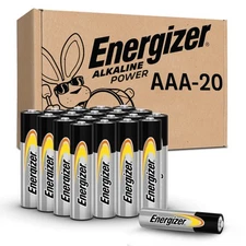 	Energizer AAA Alkaline Batteries Triple A Long-Lasting 20 Ct	