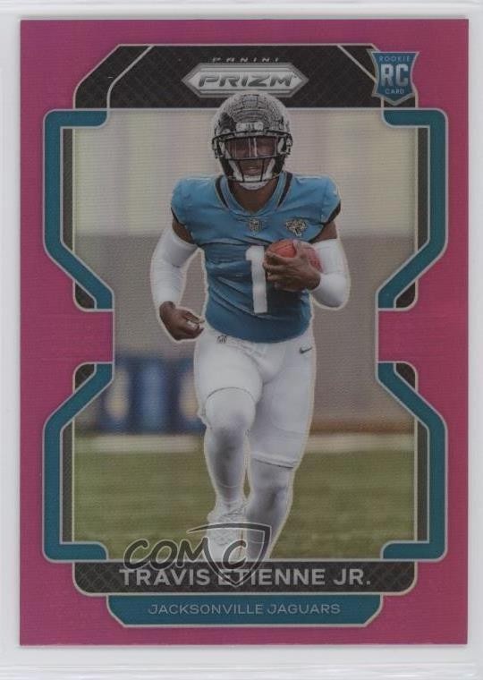 2021 Panini Prizm Rookie Pink Prizm Travis Etienne Jr #344 Rookie RC 19lw