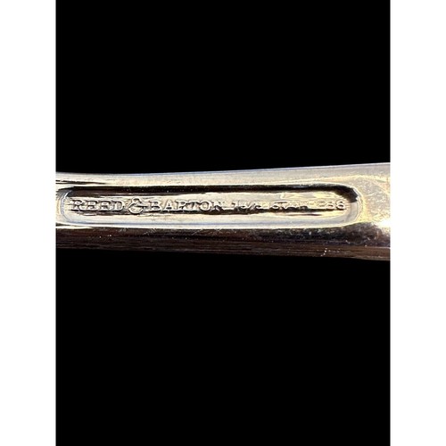2 REED & BARTON Barclay 18 8 Edelstahl, 1982 Medium Solid Aufschnitt Fleisch Serviergabel - Bild 6 von 6