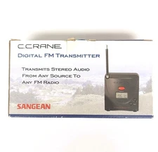 C.Crane Digital FM Transmitter Sangean With Power Supply New