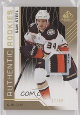 2018 Upper Deck SP Game Used Gold Spectrum Premium Material 17/49 Sam Steel au7