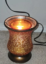 Scentsy Lampshade Collection Gold Tulip Full Size EUC 