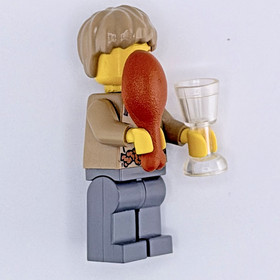 LEGO cas410 Milo Peasant Male Young Minifigure 10193 Medieval Market Village